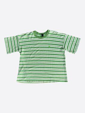 Chrome Hearts Green & White Striped T-Shirt